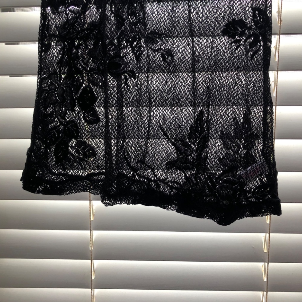 NWOT Sheer Maxi Lace Black Dress/Lingerie , No Size - Picture 9 of 14